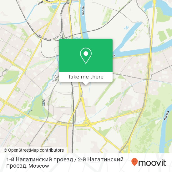 1-й Нагатинский проезд / 2-й Нагатинский проезд map