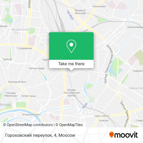 Гороховский переулок, 4 map