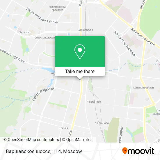 Варшавское шоссе, 114 map
