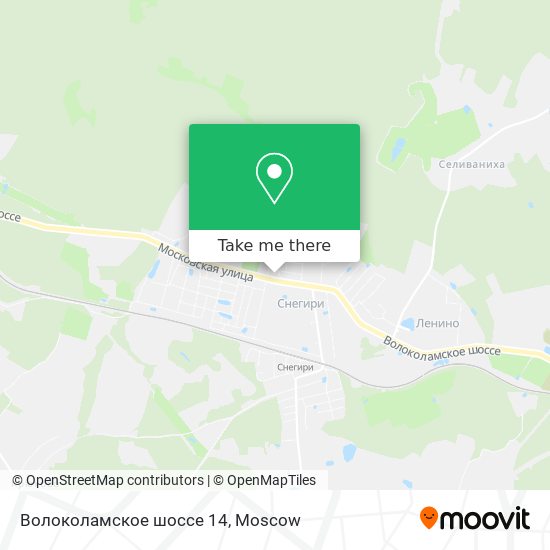 Волоколамское шоссе 14 map