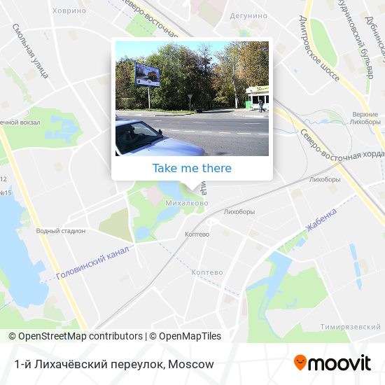 1-й Лихачёвский переулок map