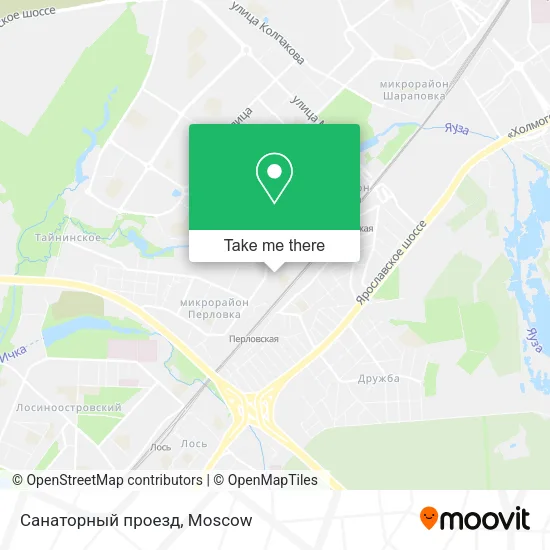 Санаторный проезд map