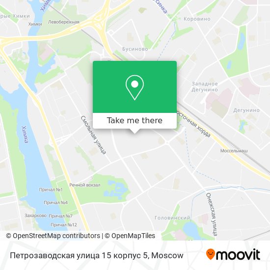 Петрозаводская улица 15 корпус 5 map