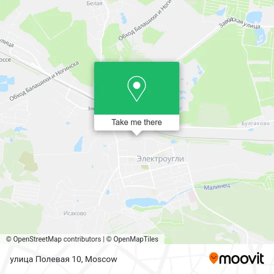 улица Полевая 10 map
