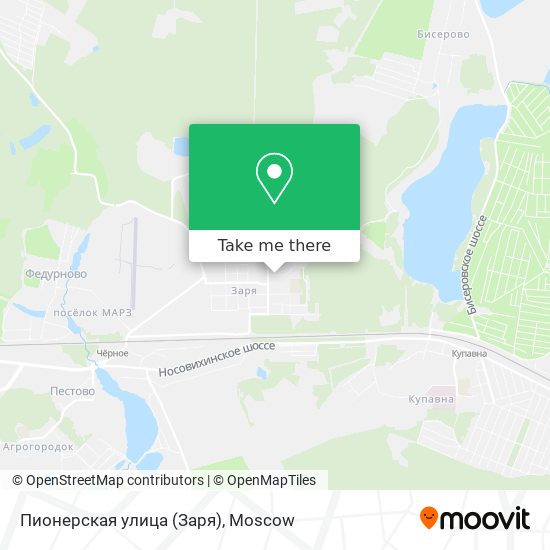 Пионерская улица (Заря) map