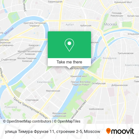 улица Тимура Фрунзе 11, строение 2-5 map