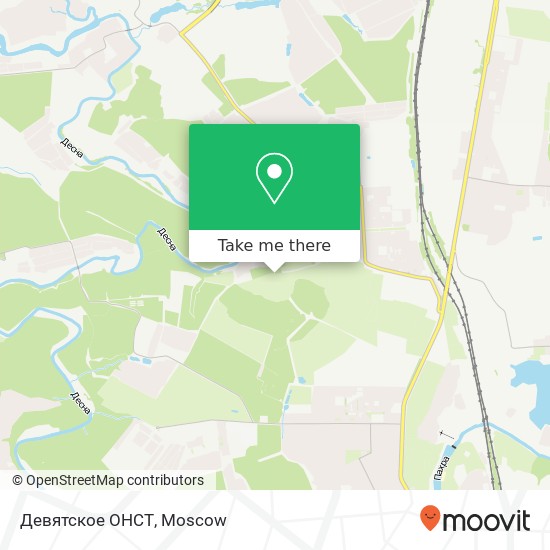 Девятское ОНСТ map