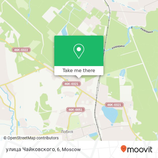 улица Чайковского, 6 map