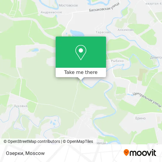 Озерки map