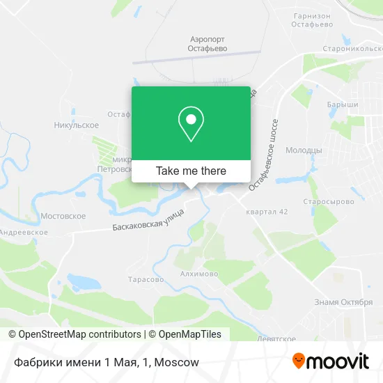 Фабрики имени 1 Мая, 1 map