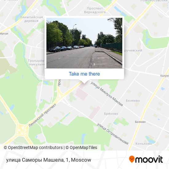 улица Саморы Машела, 1 map