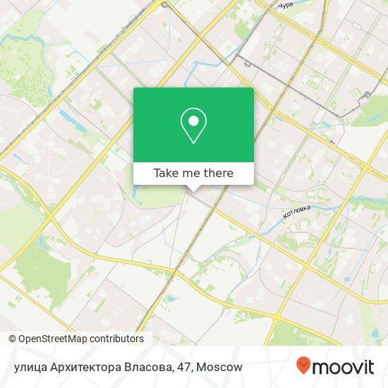 улица Архитектора Власова, 47 map