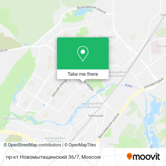 пр-кт Новомытищинский 36/7 map