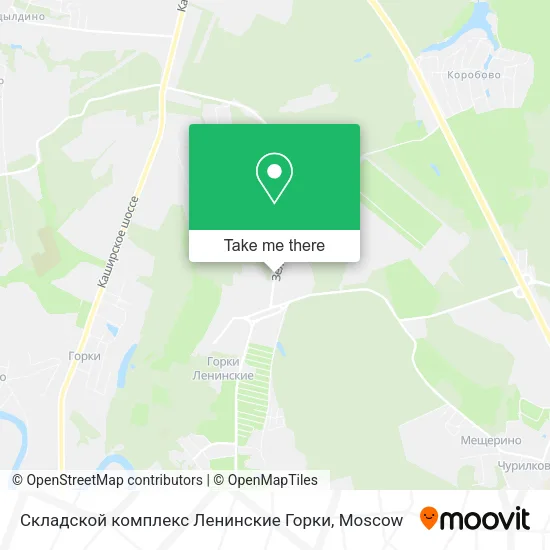 Складской комплекс Ленинские Горки map