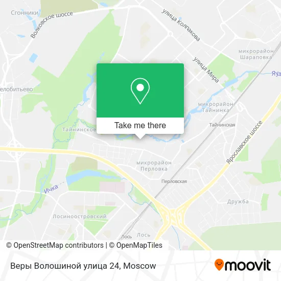 Веры Волошиной улица 24 map
