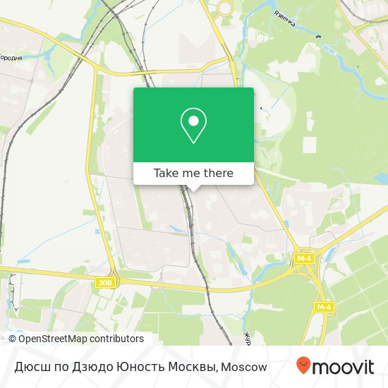 Дюсш по Дзюдо Юность Москвы map
