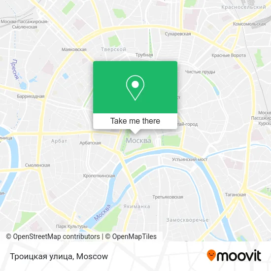 Троицкая улица map