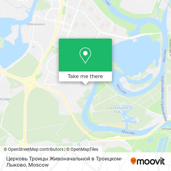 Церковь Троицы Живоначальной в Троицком-Лыково map