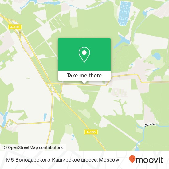 М5-Володарского-Каширское шоссе map
