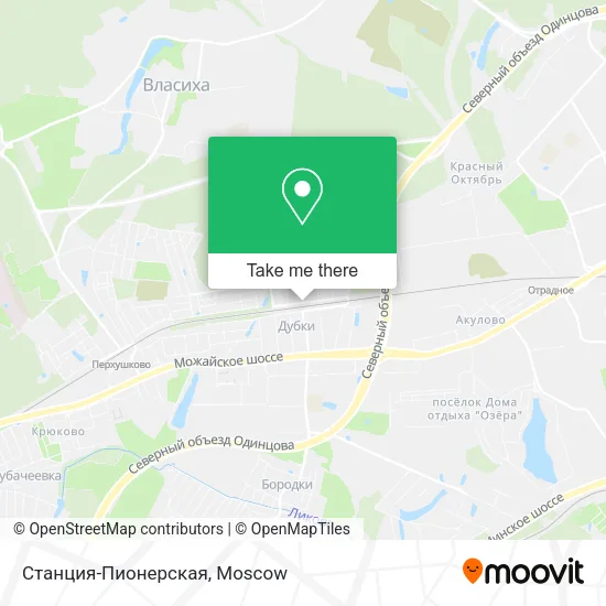 Станция-Пионерская map
