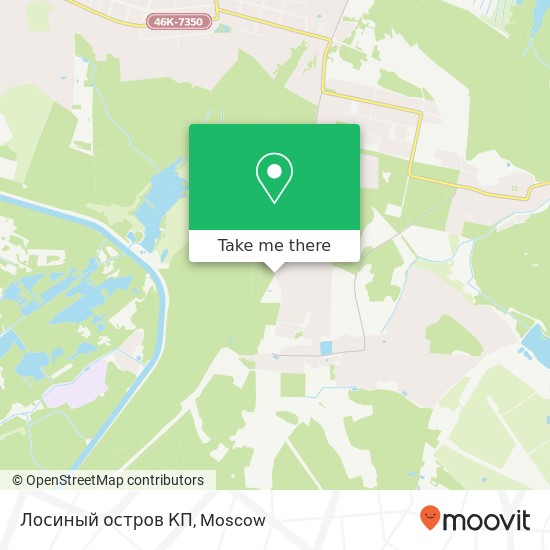 Лосиный остров КП map