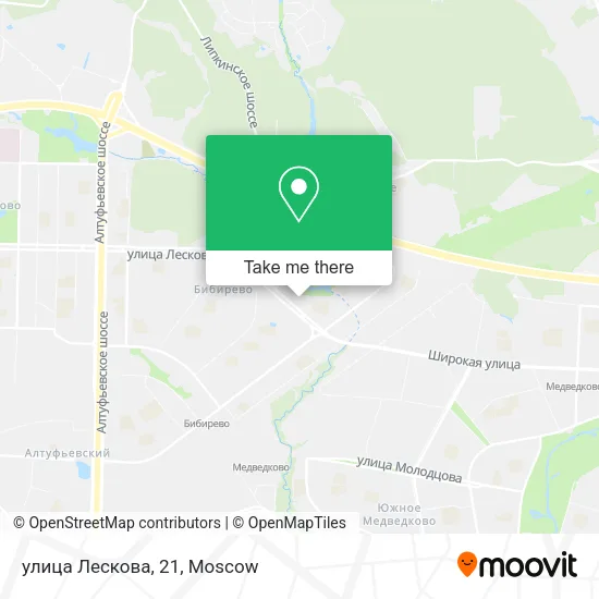 улица Лескова, 21 map