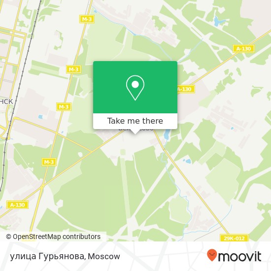 улица Гурьянова map