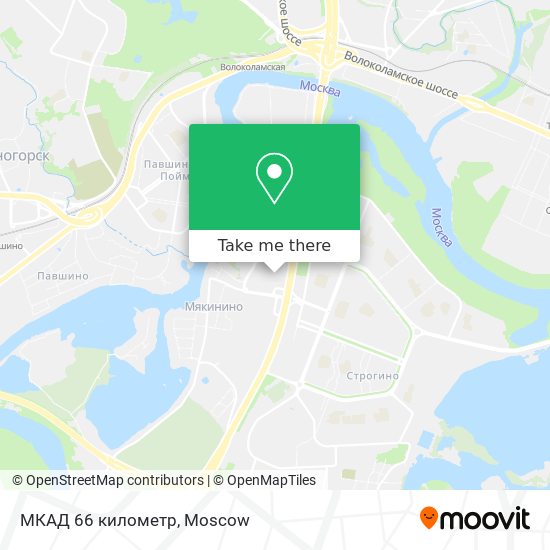 МКАД 66 километр map