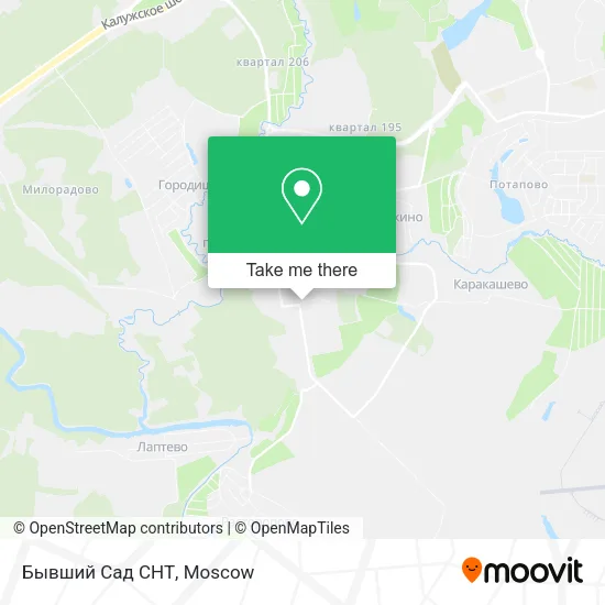 Бывший Сад СНТ map