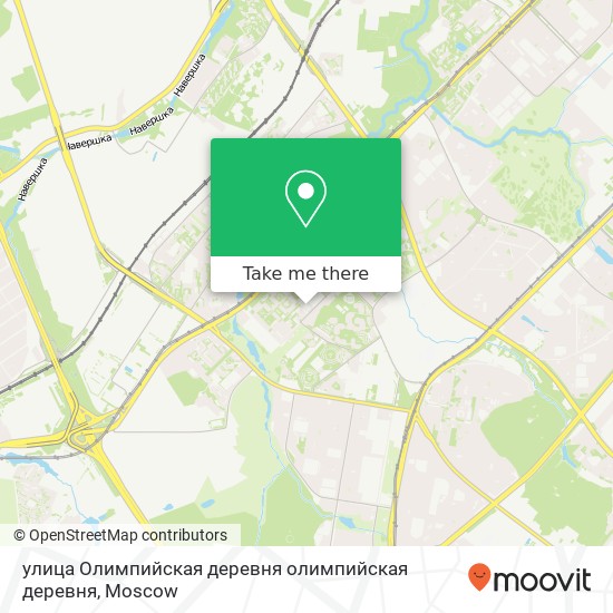 улица Олимпийская деревня олимпийская деревня map