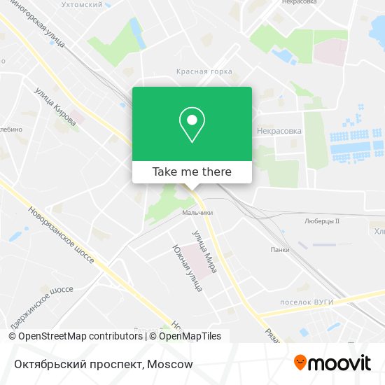 Октябрьский проспект map