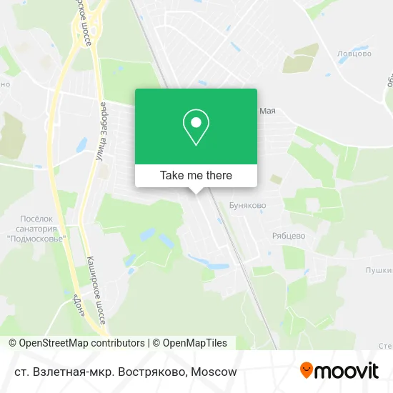 ст. Взлетная-мкр. Востряково map
