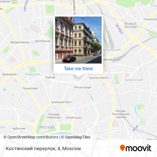 Костянский переулок, 4 map