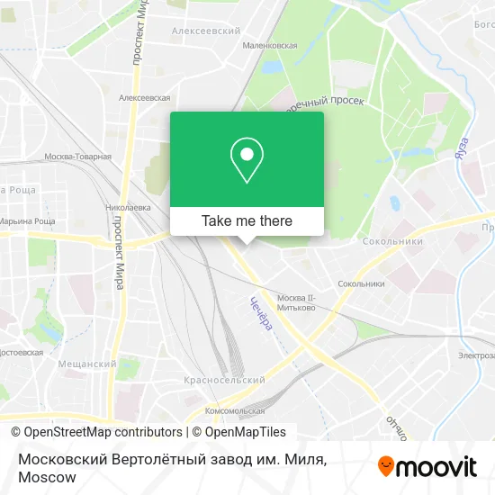 Московский Вертолётный завод им. Миля map