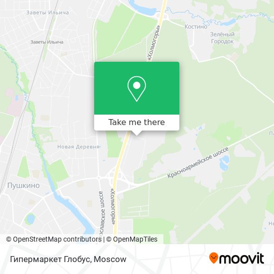 Гипермаркет Глобус map