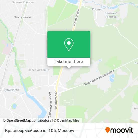 Красноармейское ш. 105 map