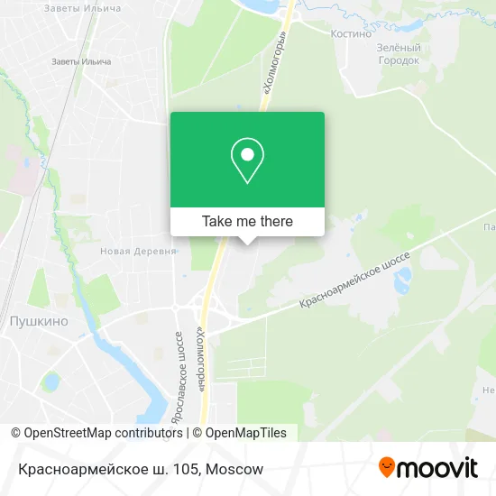 Красноармейское ш. 105 map