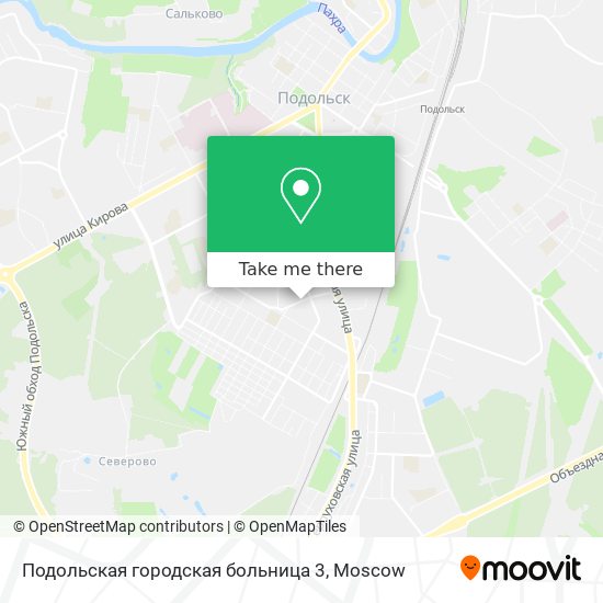 Подольская городская больница 3 map