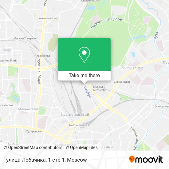 улица Лобачика, 1 стр 1 map