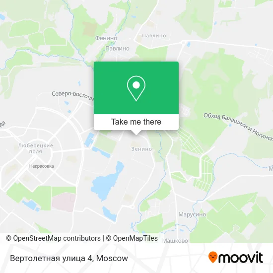 Вертолетная улица 4 map