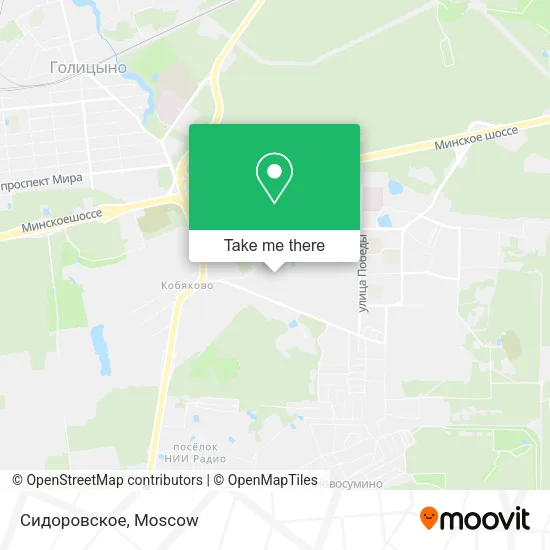 Сидоровское map