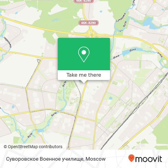 Суворовское Военное училище map