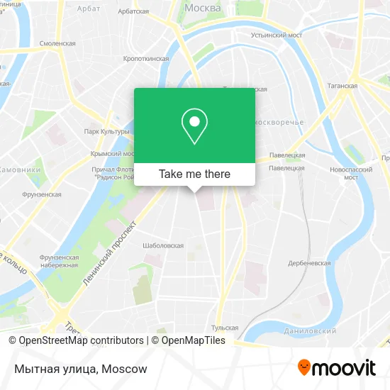 Мытная улица map