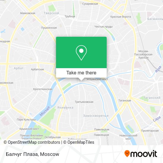 Балчуг Плаза map