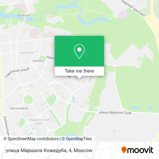 улица Маршала Кожедуба, 4 map
