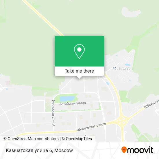 Камчатская улица 6 map