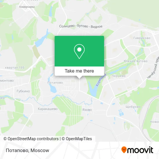 Потапово map