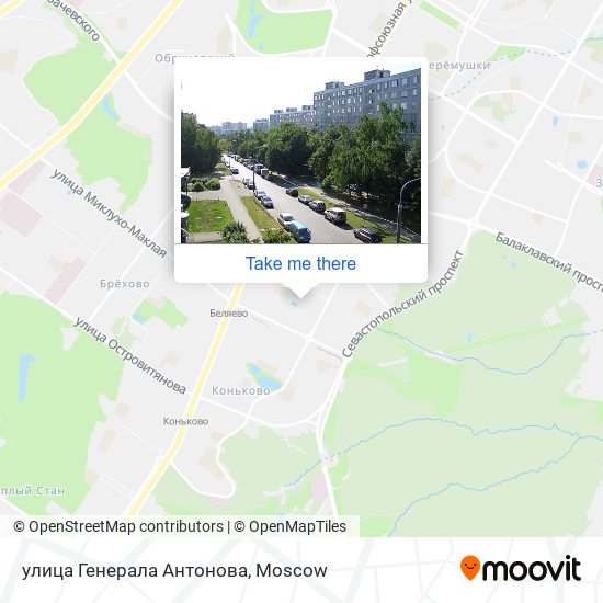 улица Генерала Антонова map