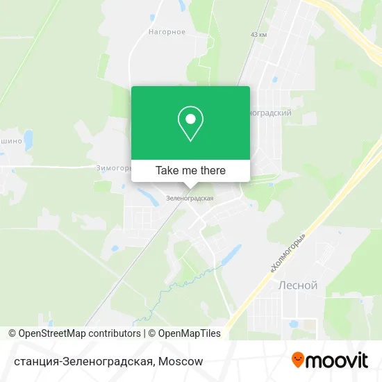 станция-Зеленоградская map