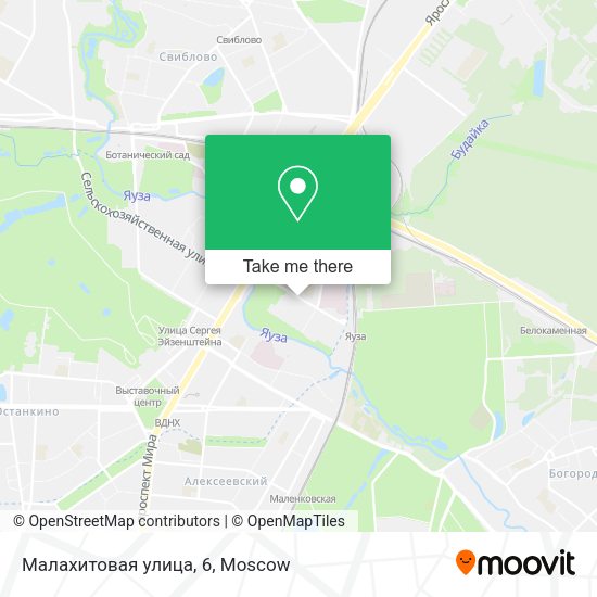 Малахитовая улица, 6 map